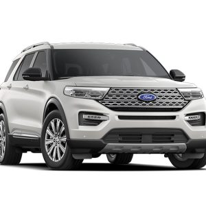 xe ford Explorer màu trắng