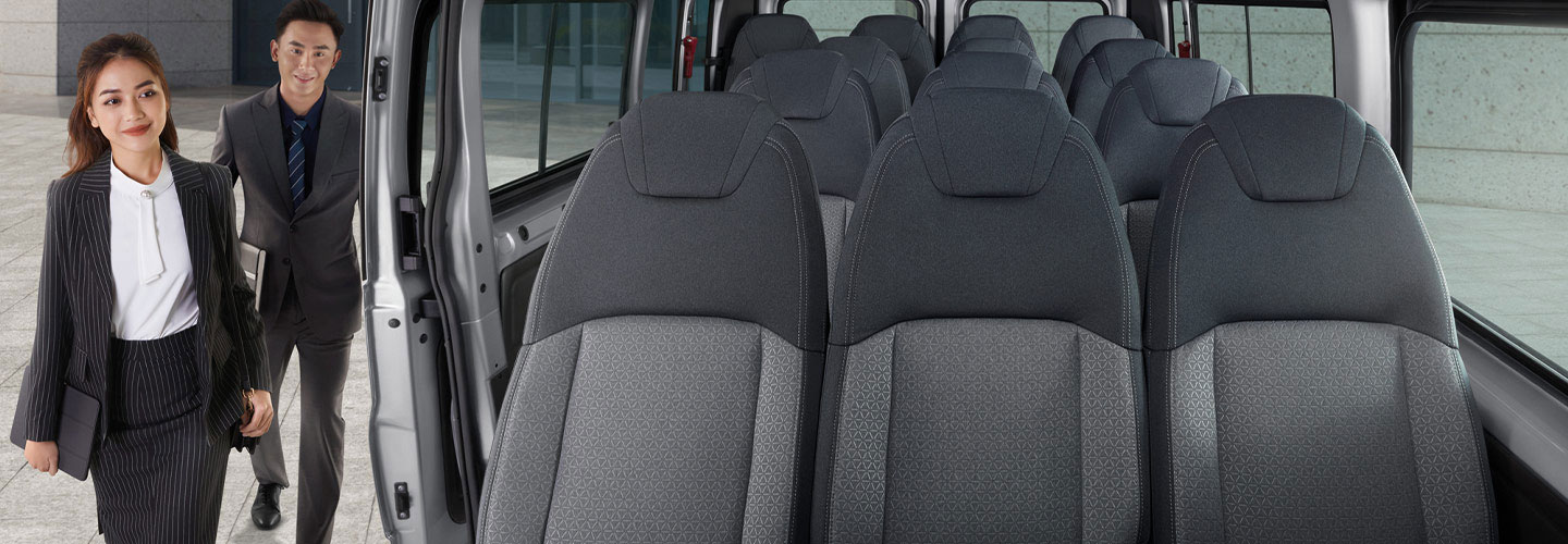 Ford Transit 16 Chỗ - Thu Mua Xe Ford Cũ Giá Cao – Trung Tâm Xe Cũ Di An Ford băng ghế ngồi trên xe ford transit