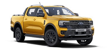 xe ford ranger màu vàng