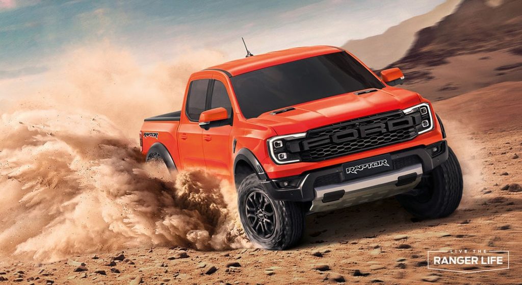 ranger ford raptor địa hình