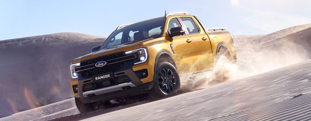 địa hình cát cùng ford ranger